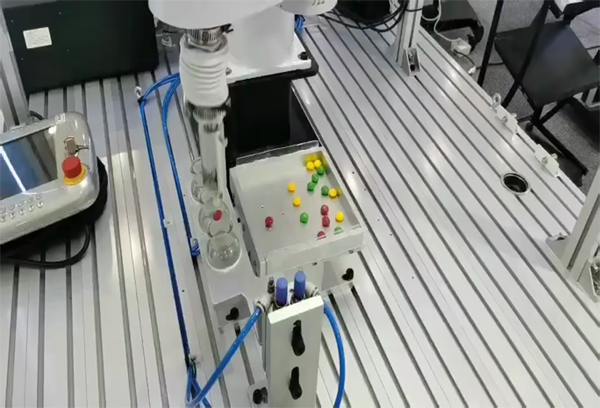 机器人视觉分拣实训工作站