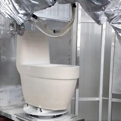 喷涂应用厨卫行业：卫浴喷涂视频(JR620L喷涂机器人) 