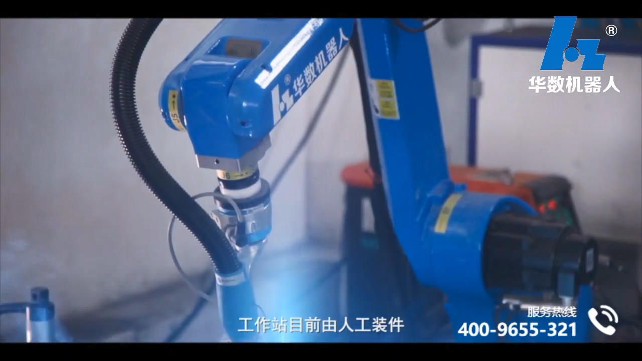 汽车零部件自动化焊接视频-全自动气保焊-JR612焊接机器人